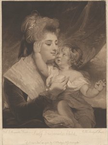 Lady Dashwood & Child de Charles Howard Hodges