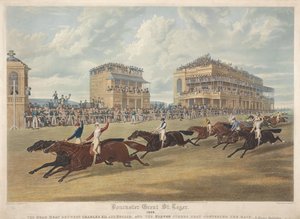 Doncaster Great St Leger, 1839. O empate entre Charles XII e Euclid. de Charles Hunt