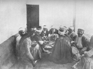 Uma refeição com os drusos, c1913