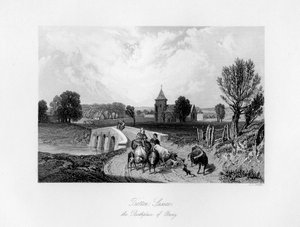 Trotton, Syssex, o local de nascimento de Otway, 1840 de Charles J. Smith