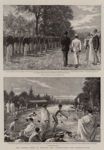 O período de verão em Harrow, o campo de críquete e o local de banho de Charles J. Staniland