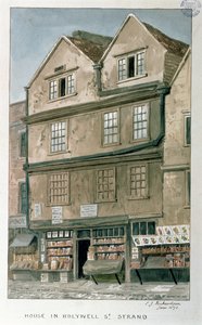 Casa em Holywell Street, the Strand, 1871