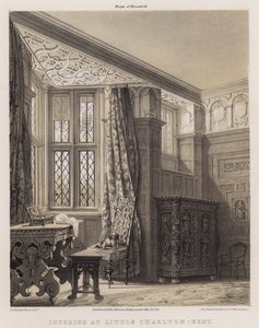 Interior em Little Charlton, Kent (cor litho) de Charles James Richardson