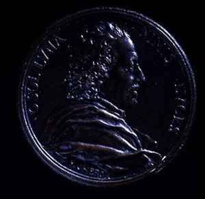 Medalha de retrato de Gian Lorenzo Bernini (1598-1680) de Charles Jean Francois Cheron