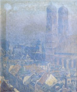 Névoa da manhã Munique de Charles Johann Palmié