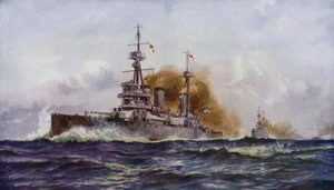 Um famoso cruzador de batalha - HMS Invincible