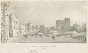 Castelo Dudley - A Fortaleza: litografia, Jul 1837 (estampa) de Charles Joseph Hullmandel