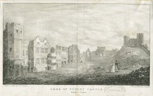 Castelo Dudley - The Keep: litografia, sd [c 1825] de Charles Joseph Hullmandel