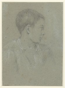 rapaz italiano, siga para a direita de Charles Joseph Natoire (possibly)