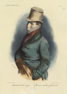 O homem que vive com sua inteligência, no.28 da Galerie Physionomique