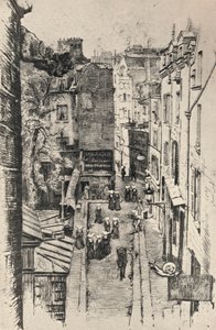 Rue des Pretres-St Séverin, 1915 de Charles Jouas