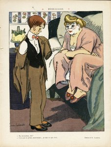 Ilustração de Chas-Laborde (1886-1941) em Le Lire, 30/11/12 - Desilusão - Prostituição