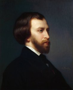Retrato de Alfred de Musset 1810-1857