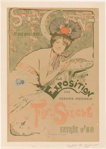 Cartaz para uma exposição do Salon des Cent
Salon des Cent Exposição de desenhos originais do 