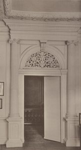 Uma porta em Ashburnham House, Westminster de Charles Latham