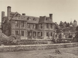 Groombridge Place, Sussex, na Frente Ocidental de Charles Latham