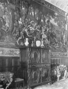 A tapeçaria de Atalanta no Hall de entrada de Charles Latham