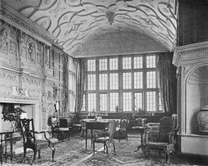 A sala de desenho, olhando para o oeste de Charles Latham