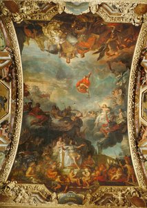 Luís XIV governa sozinho ... de Charles Le Brun