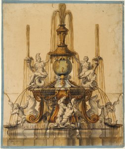 Vorschlag für einen Brunnen in Versailles de Charles Le Brun