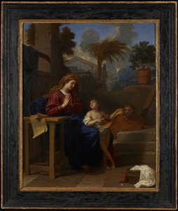 A Sagrada Família no Egito, c.1660 de Charles Le Brun