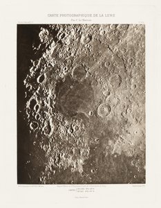 Carte photographique de la lune, planche II.A (Carta fotográfica da Lua, placa II.A),13 de setembro de Charles le Morvan
