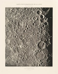 Carta fotográfica da Lua, placa III, 27 de abril de Charles le Morvan