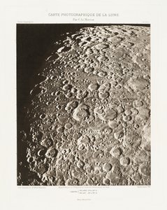 Carte photographique de la lune, planche IV.A (Carta fotográfica da Lua, placa IV.A),13 de setembro de Charles le Morvan