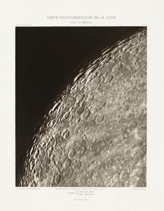 Carte photographique de la lune, planche VI.A (Carta fotográfica da Lua, placa VI.A),6 de fevereiro de Charles le Morvan