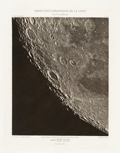 Carte photographique de la lune, planche XII.A (Carta fotográfica da Lua, placa XII.A),11 de outubro de Charles le Morvan