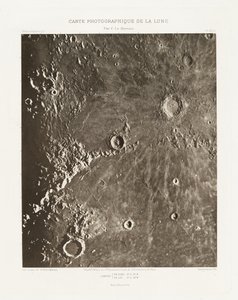 Carte photographique de la lune, planche XIII.A (Carta fotográfica da Lua, placa XIII.A),23 de outubro de Charles le Morvan