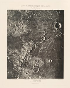 Carta fotográfica da Lua, placa XIII, 6 de fevereiro de Charles le Morvan