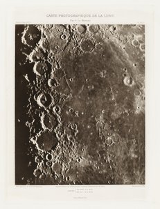 Carte photographique de la lune, planche XIX.A (Carta fotográfica da Lua, placa XIX.A),26 de dezembro de Charles le Morvan
