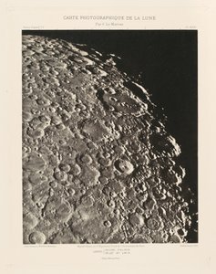 Carte photographique de la lune, planche XXIV (Carta fotográfica da Lua, placa XXIV),11 de fevereiro de Charles le Morvan