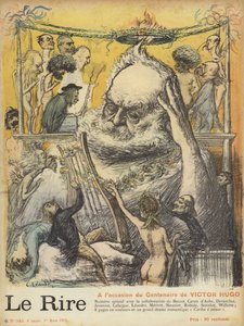 Centenário do nascimento de Victor Hugo, ilustração para Le Rire