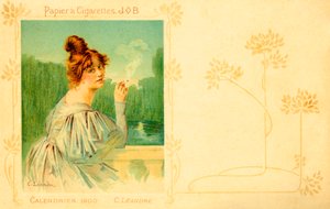 Coleção Job - Calendário 1900 (gravura) de Charles Leandre