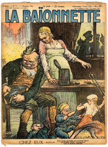Capa de "La Baionnette", Satirical en Colours de Charles Leandre