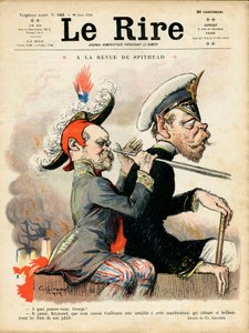 Capa de "Le Lire", sátira colorida de Charles Leandre