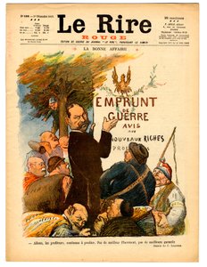 Capa do "Le Lire rouge", Satirical en Colours de Charles Leandre