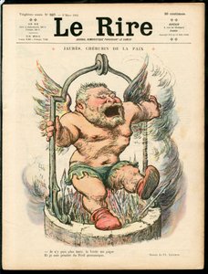 Capa de "The Laughter", Satirical en Colours de Charles Leandre