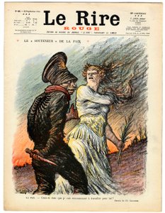 Capa de "The Red Laughter", Satirical in Colors de Charles Leandre
