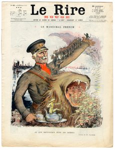 Capa de "The Red Laughter", Satirical in Colors de Charles Leandre