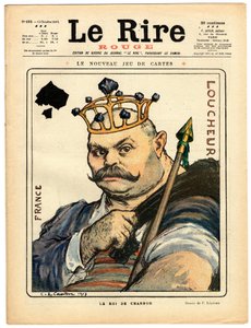 Capa de "The Red Laughter", Satirical in Colors de Charles Leandre