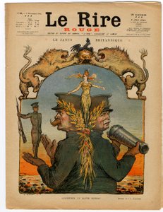Capa de "The Red Laughter", Satirical in Colors de Charles Leandre