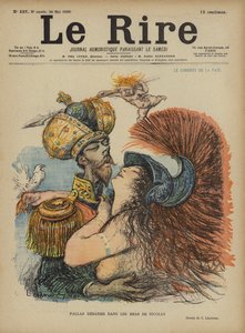 Czar Nicolau II da Rússia, ilustração para Le Rire