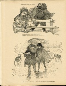 Ilustração de Charles Leandre (1862-1934) em Le Rire de Charles Leandre