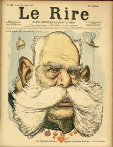 Ilustração de Charles Leandre (1862-1934) para a capa de Le Rire de Charles Leandre