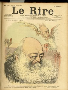 Ilustração de Charles Leandre (1862-1934) para a capa de Le Rire de Charles Leandre