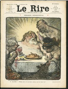 Ilustração de Charles Leandre (1862-1934) para a capa de Le Rire de Charles Leandre
