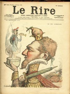 Ilustração de Charles Leandre (1862-1934) para a capa de Le Rire de Charles Leandre
